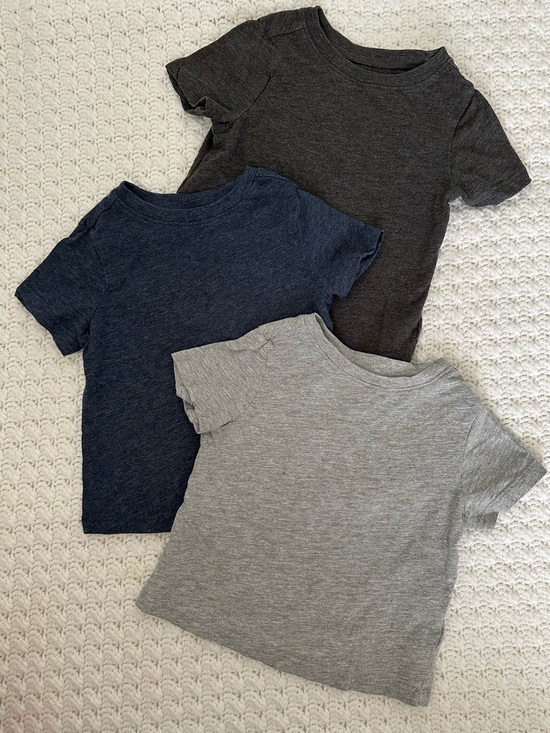 Old Navy Other - Old Navy 2T Toddler Kids Short-Sleeve Tee Set Navy, Charcoal, Gray Cotton Light